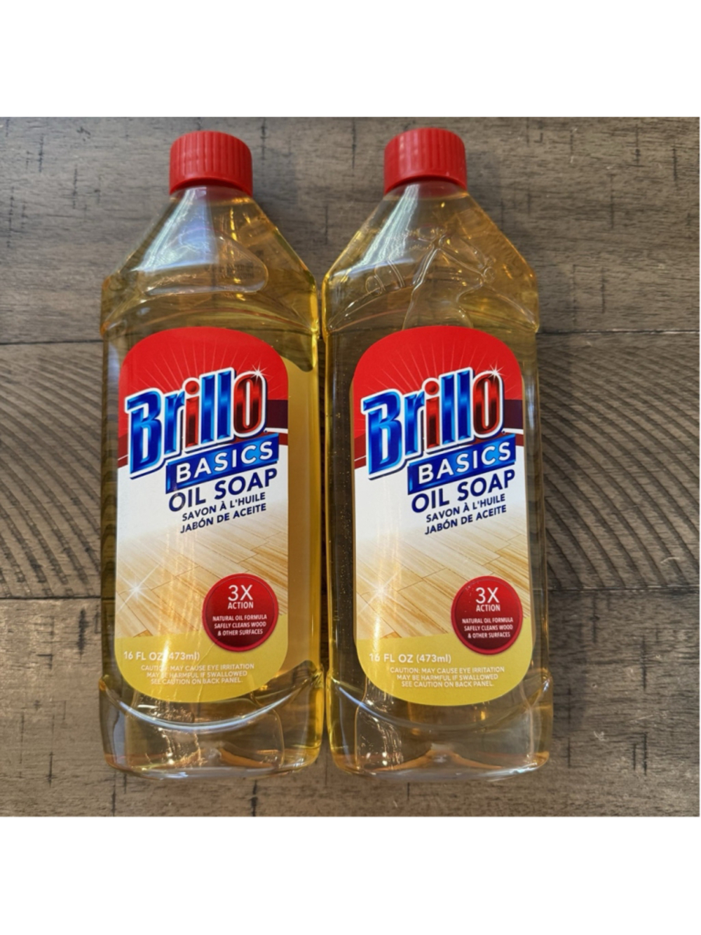 Natural Oil Soap Wood Cleaner & More Biodegradable 16oz X 2